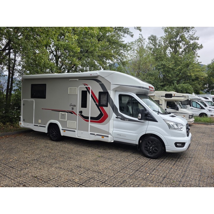 Camping-car profilé d'occasion Challenger 328 Graphite édition anniversary VIP 2021 27200km état neuf